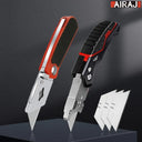 AIRAJ Professional Utility Knife Heavy Duty Steel Blade