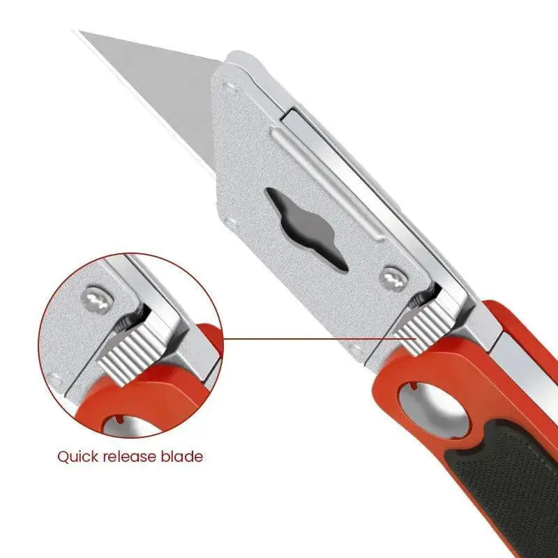 Airaj Professional Utility Knife Heavy Duty Steel Blade