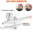 VEVOR Professional Dual-Action Airbrush Kit 120W Set for Artists