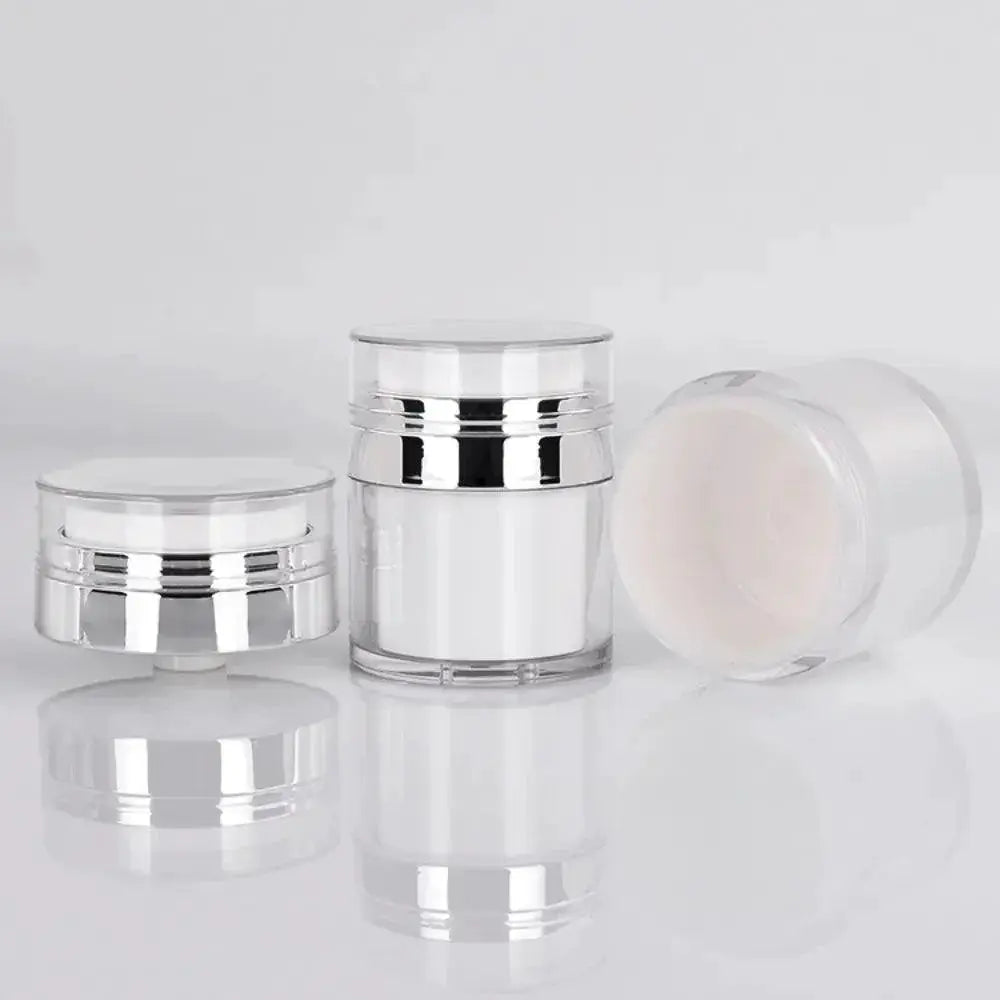 Airless Pump Jar Set Vacuum Bottle Technology for Cosmetics