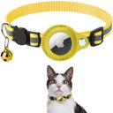 Airtag Collar with Reflective Case and Bells for Pets