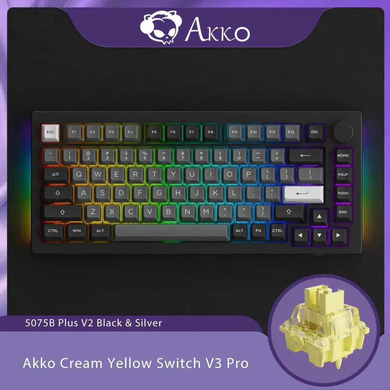 Akko Dracula Wireless Mechanical Keyboard Gaming Excellence