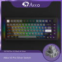 Akko Black & Silver/Dracula Wireless Mechanical Keyboard Gaming Excellence
