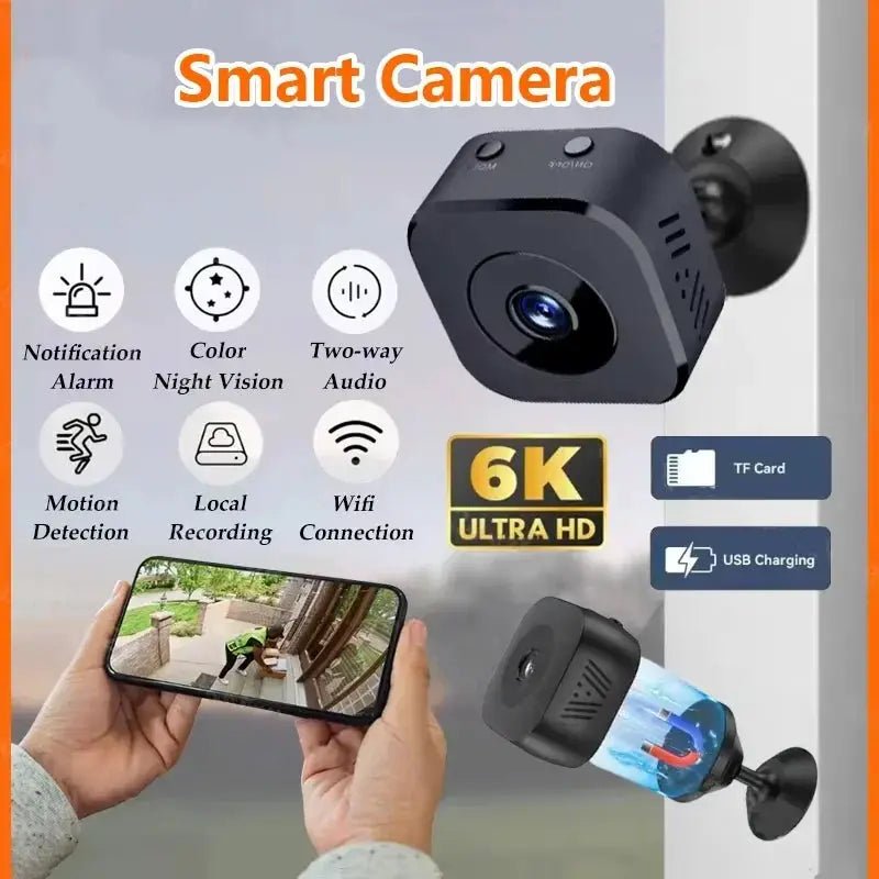 Alerts 4K Mini WiFi Cam for Home
