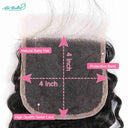 Ali Grace Deep Wave Swiss Lace Closure Premium Hair Beauty
