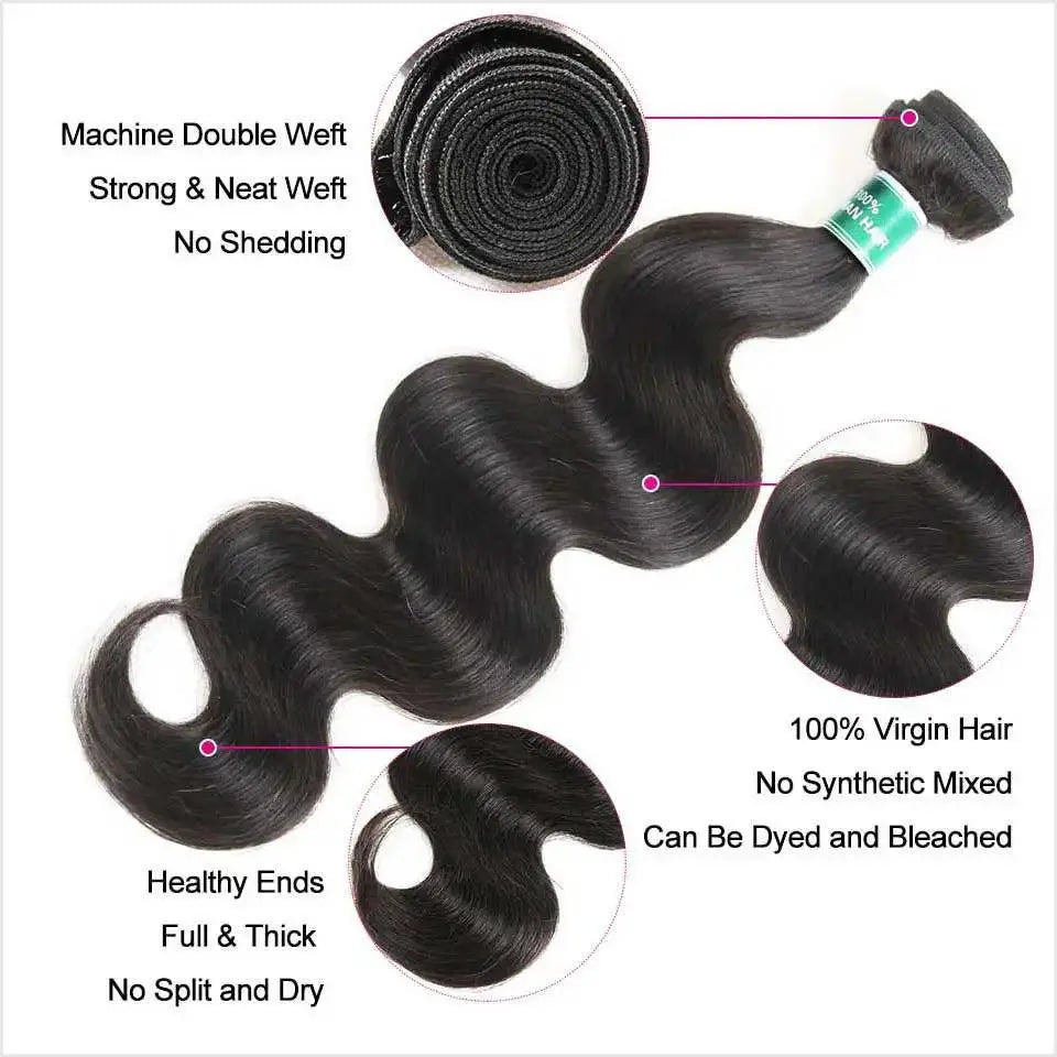 Ali Grace Peruvian Body Wave Hair Bundle Set 10 To 28 Inch