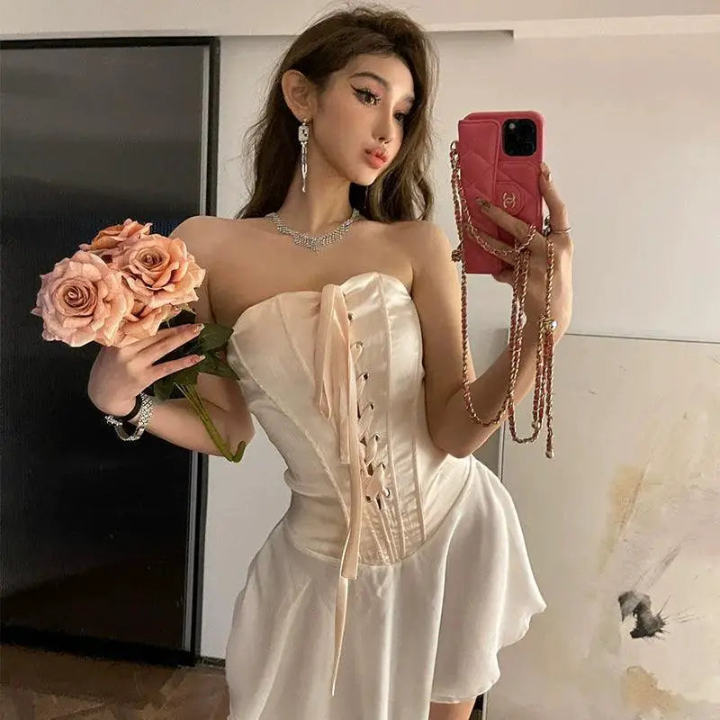 Allure Dress Off Shoulder Strapless Evening Gown Elegant