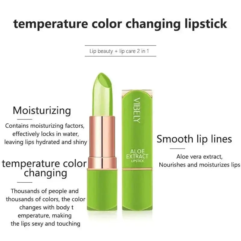 Aloe Vera Color Changing Lipstick Hydrating Color Magic