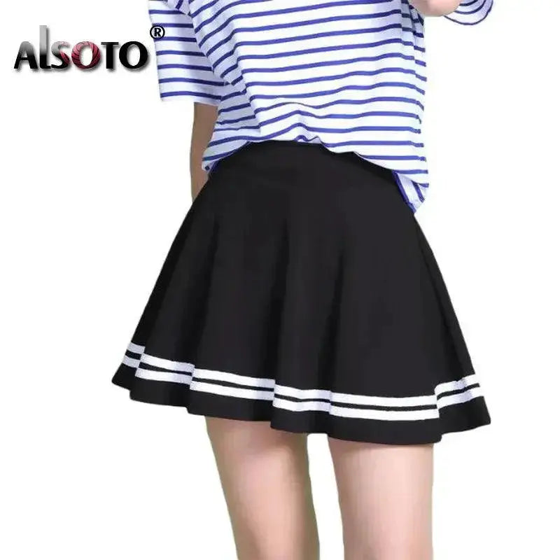 Alsoto Mini Pleated Skirt Chic Korean Fashion Essential