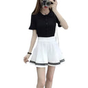 Breathable Pleated Mini Skirt for Women