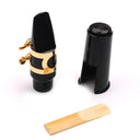 Alto Sax Saxophone Mouthpiece with Cap Metal Buckle Reed