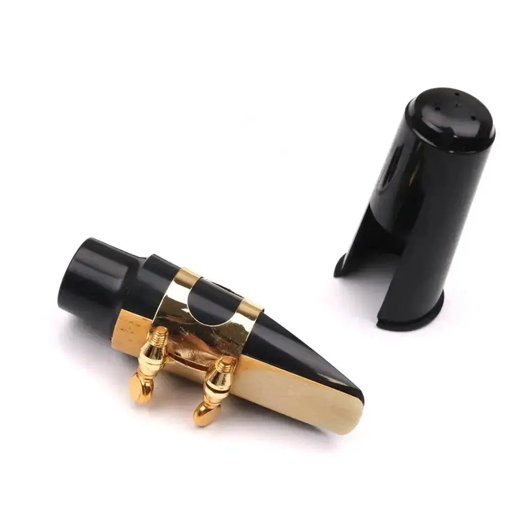 Alto Saxophone Mouthpiece With Cap Metal Buckle Reed