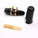Alto Sax Saxophone Mouthpiece with Cap Metal Buckle Reed