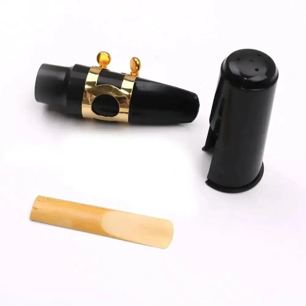 Alto Saxophone Mouthpiece With Cap Metal Buckle Reed