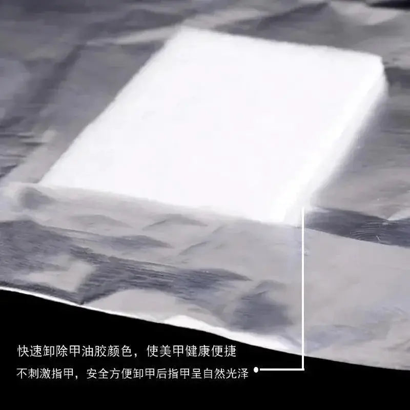 Aluminium Foil Nail Polish Remover Wraps Effortless