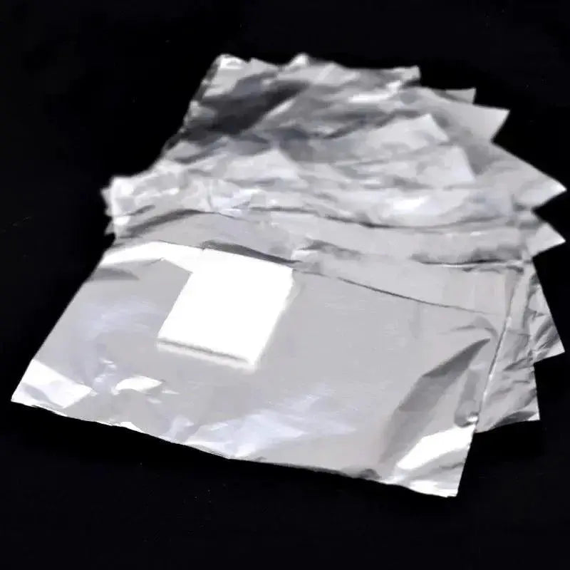 Aluminium Foil Nail Polish Remover Wraps Effortless