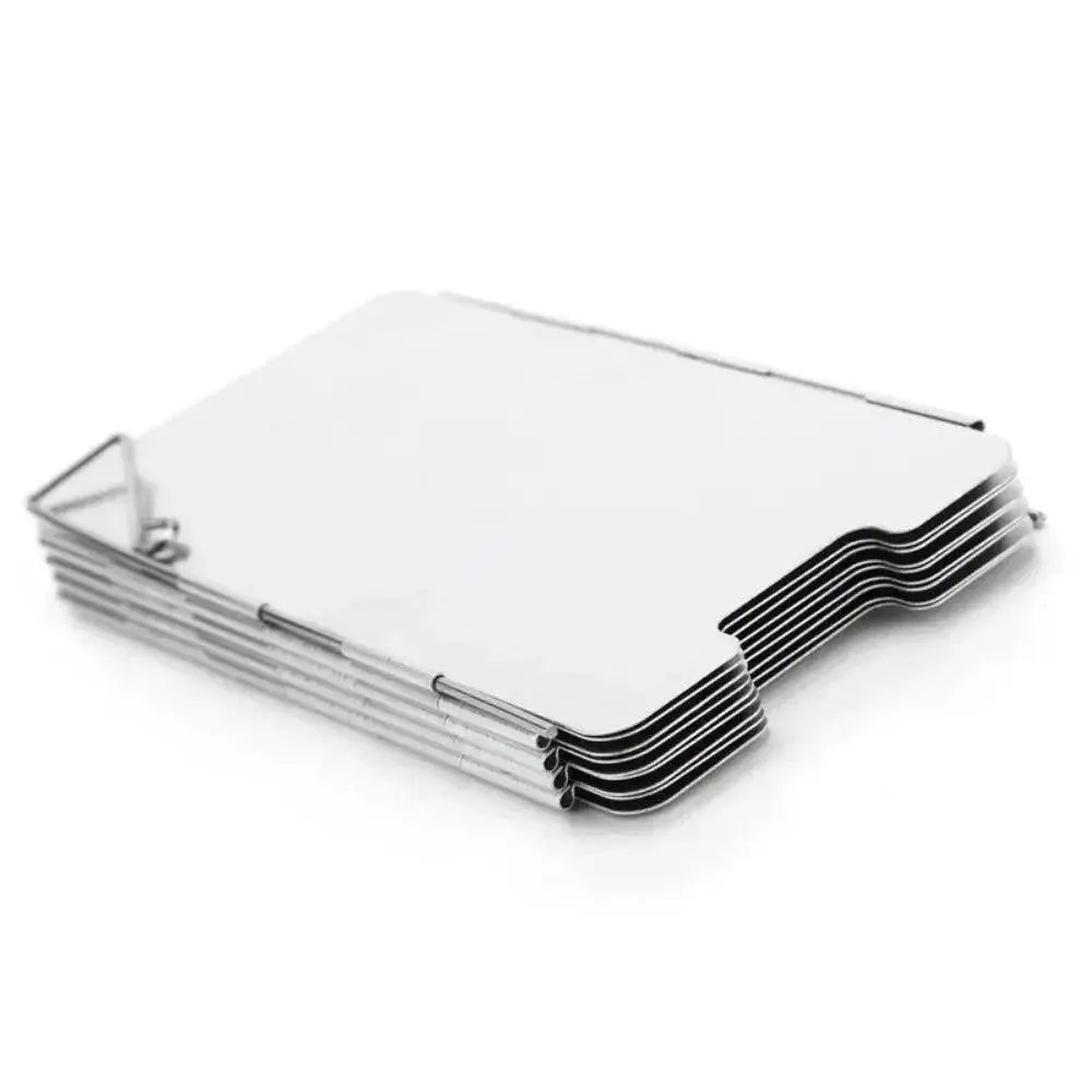 Aluminum 9 Plate Portable Windshield For Camping Stove