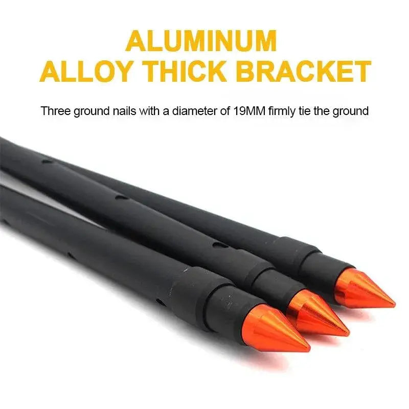 Portable Aluminum Alloy Campfire Tripod For Outdoor Cooking