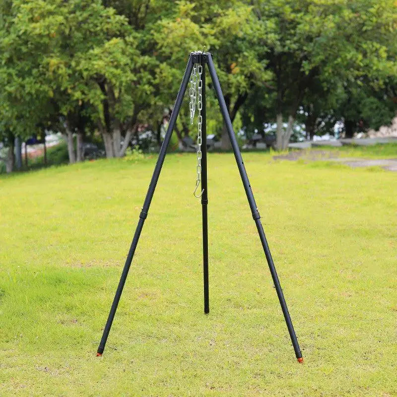 Portable Aluminum Alloy Campfire Tripod For Outdoor Cooking