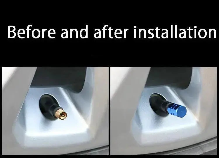 Aluminum Alloy Valve Caps For Tire Protection And Style