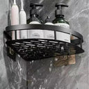 Aluminum Bathroom Shelf Organizer Effortless Space-Saving Solution