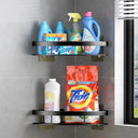 Aluminum Bathroom Shelf Organizer Effortless Space-Saving Solution