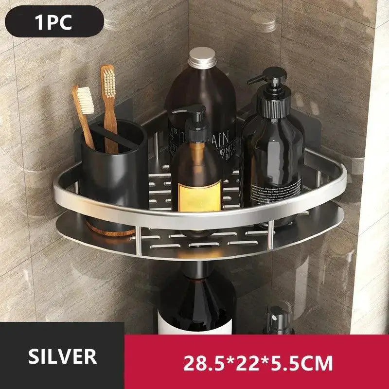 Aluminum Bathroom Shelf Organizer for Space Saving
