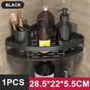 Aluminum Bathroom Shelf Organizer: No-Drill Installation Rack