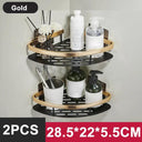 Aluminum Bathroom Shelf Organizer: No-Drill Installation Rack