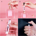 Aluminum Perfume Atomizer Stylish Eco-Friendly Travel Bottle