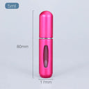Aluminum Perfume Atomizer Travel Friendly Refillable Spray Bottle