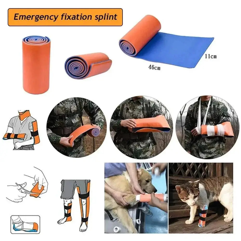 Aluminum Splint Roll Emergency Bone Support Kit For Medical