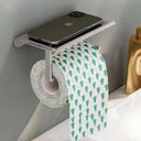 Aluminum Toilet Paper Holder: Durable Bathroom Tissue Rack