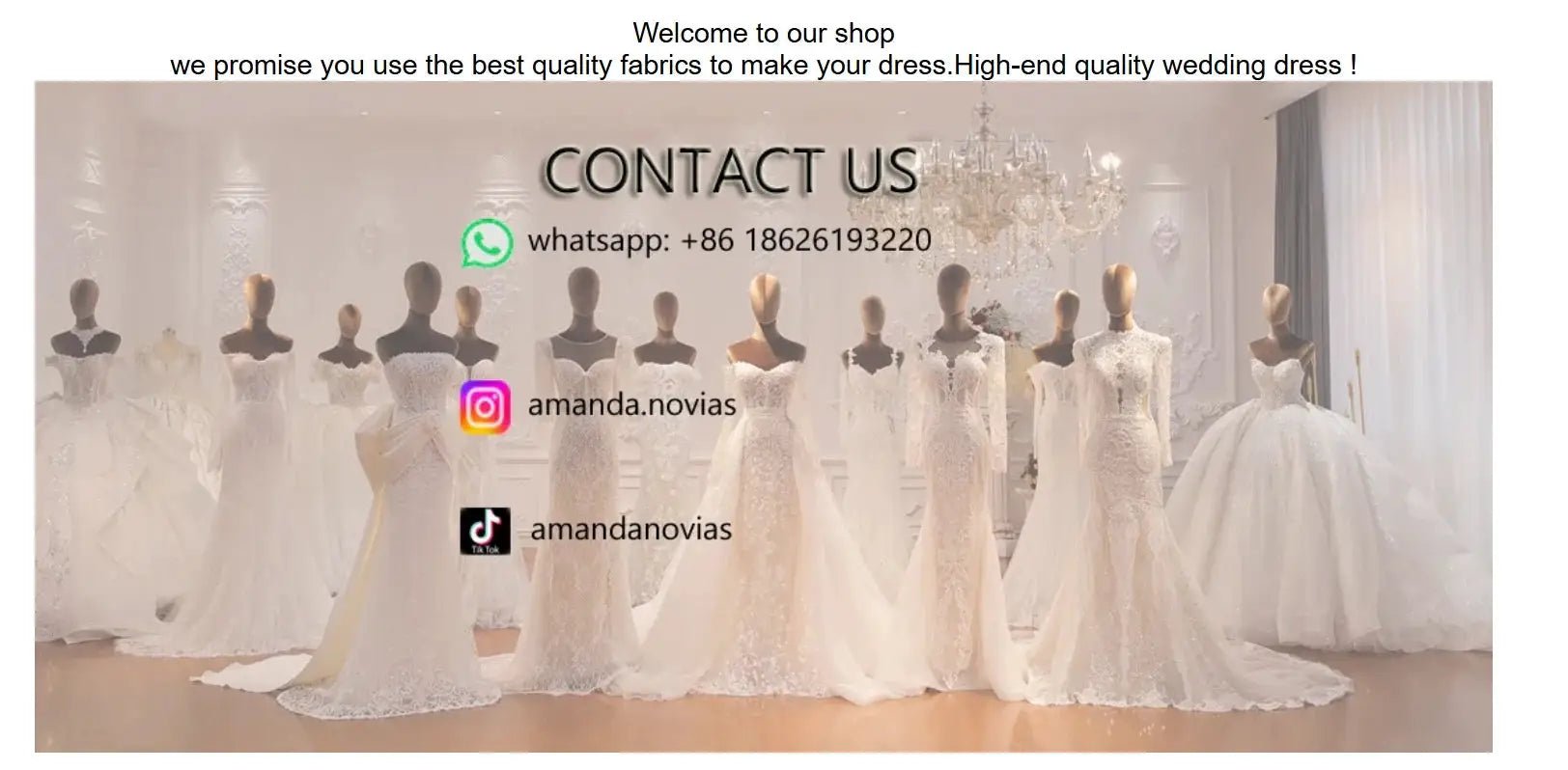 Amanda Novias Satin Lace Wedding Dress NS5046 With Detachable Sleeves