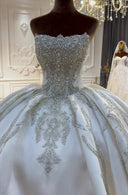 Elegant Bridal Satin Dress for Brides