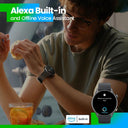 Stylish Waterproof Smartwatch with Alexa