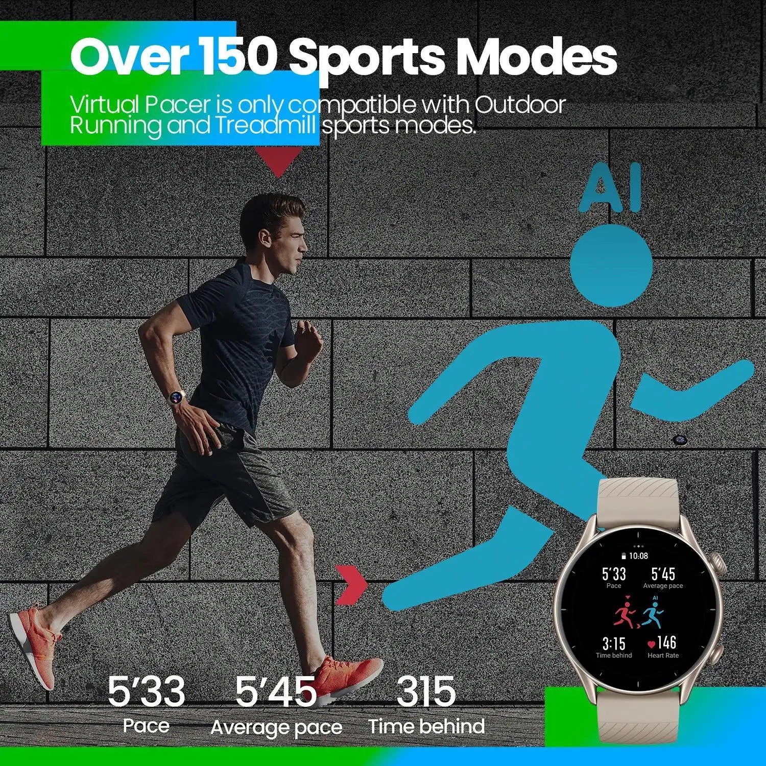 Amazfit GTR 3 Waterproof Smartwatch With Alexa Built In