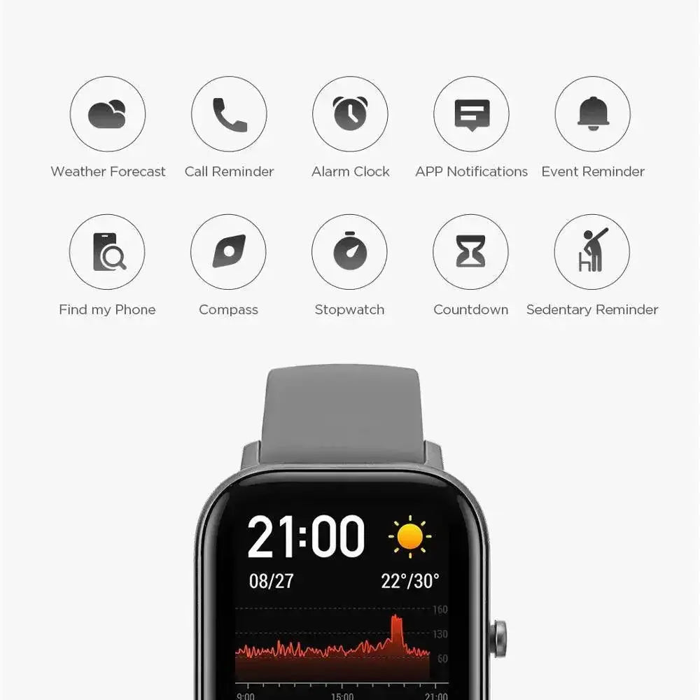Amazfit GTS Fitness Smartwatch GPS Tracker for Men