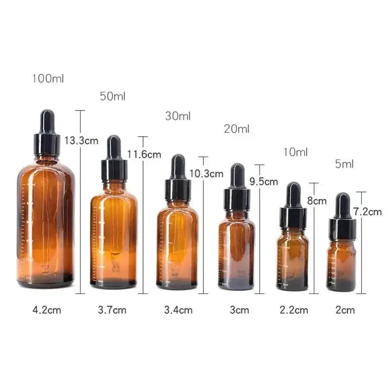 Amber Glass Dropper Bottles for Essential Oils Upgrade