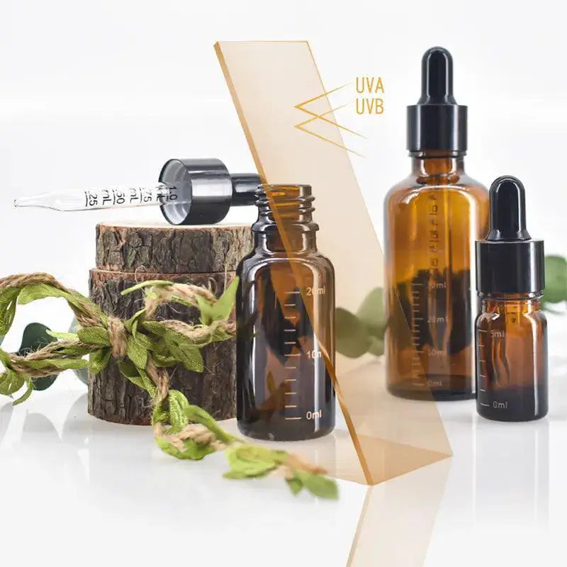 Amber Glass Dropper Bottles for Essential Oils Upgrade
