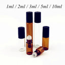 Precise Amber Glass Roll-On for Oils