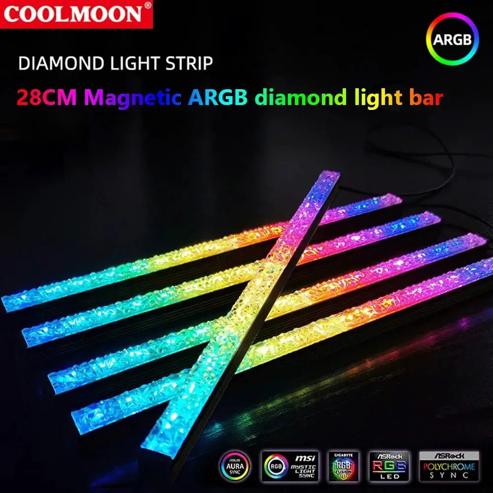 Ambient Glow ARGB Light Bar for PC Case
