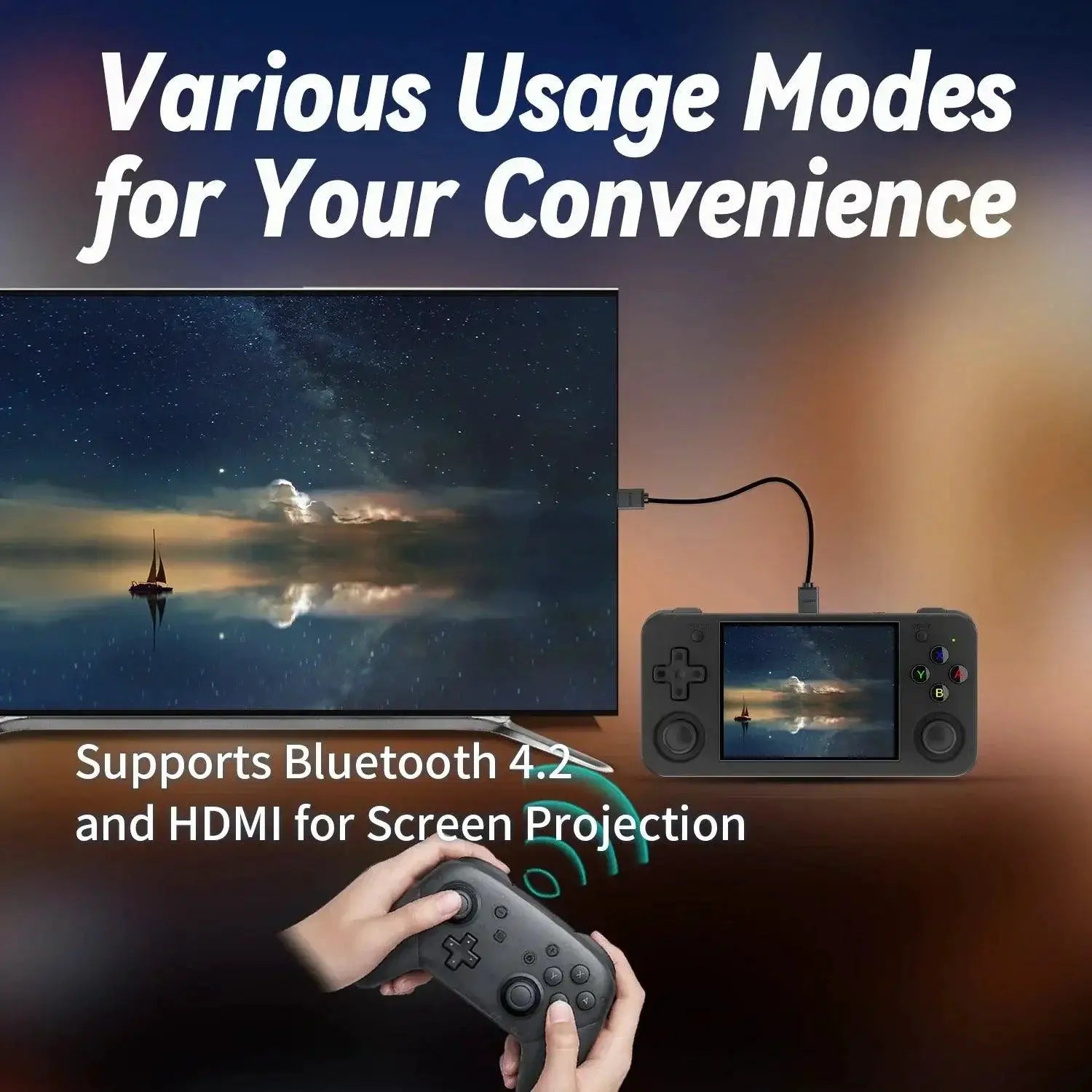 Anbernic RG35XX H Handheld Game Console 3.5 Inch IPS