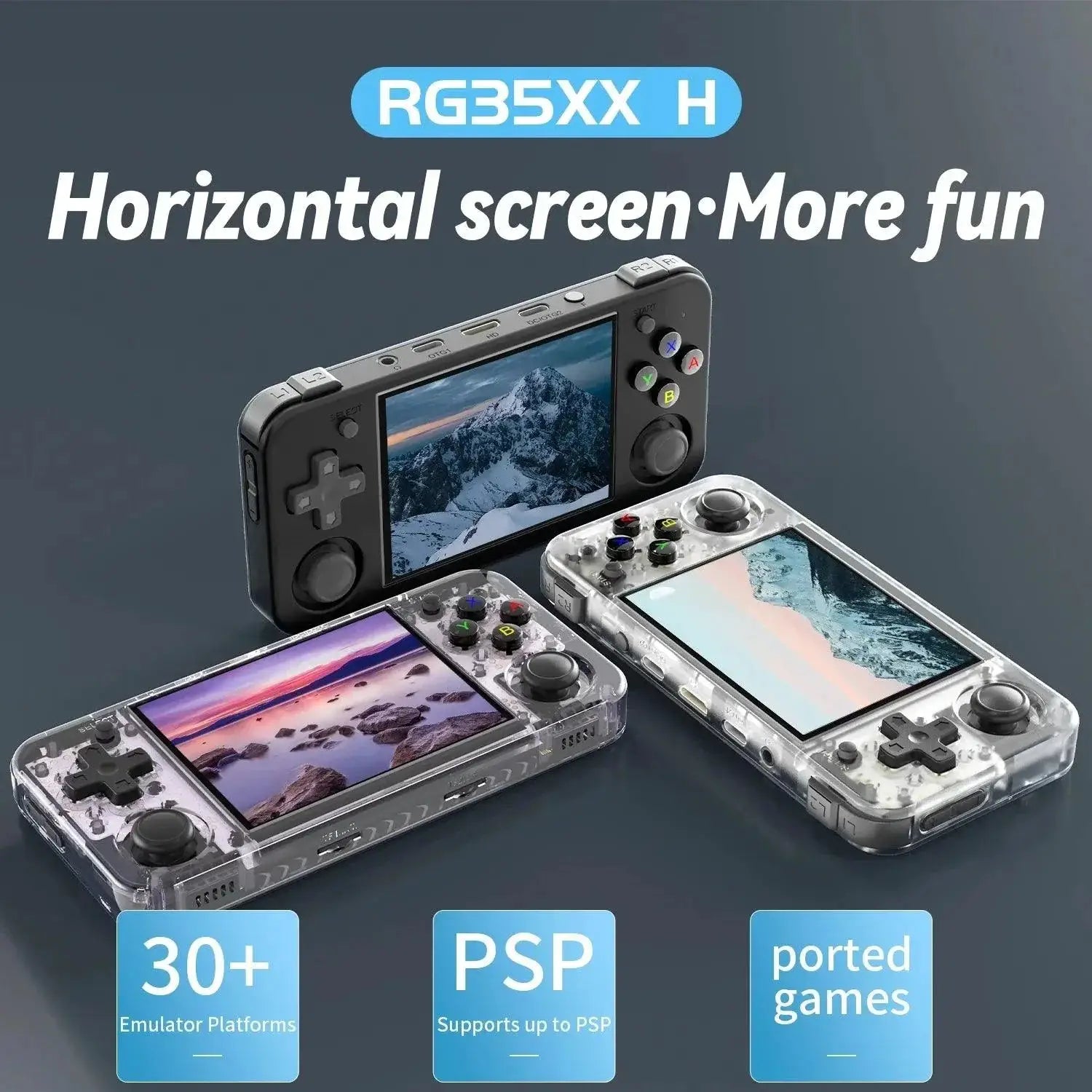 Anbernic RG35XX H Handheld Console 3.5 Inch IPS Screen