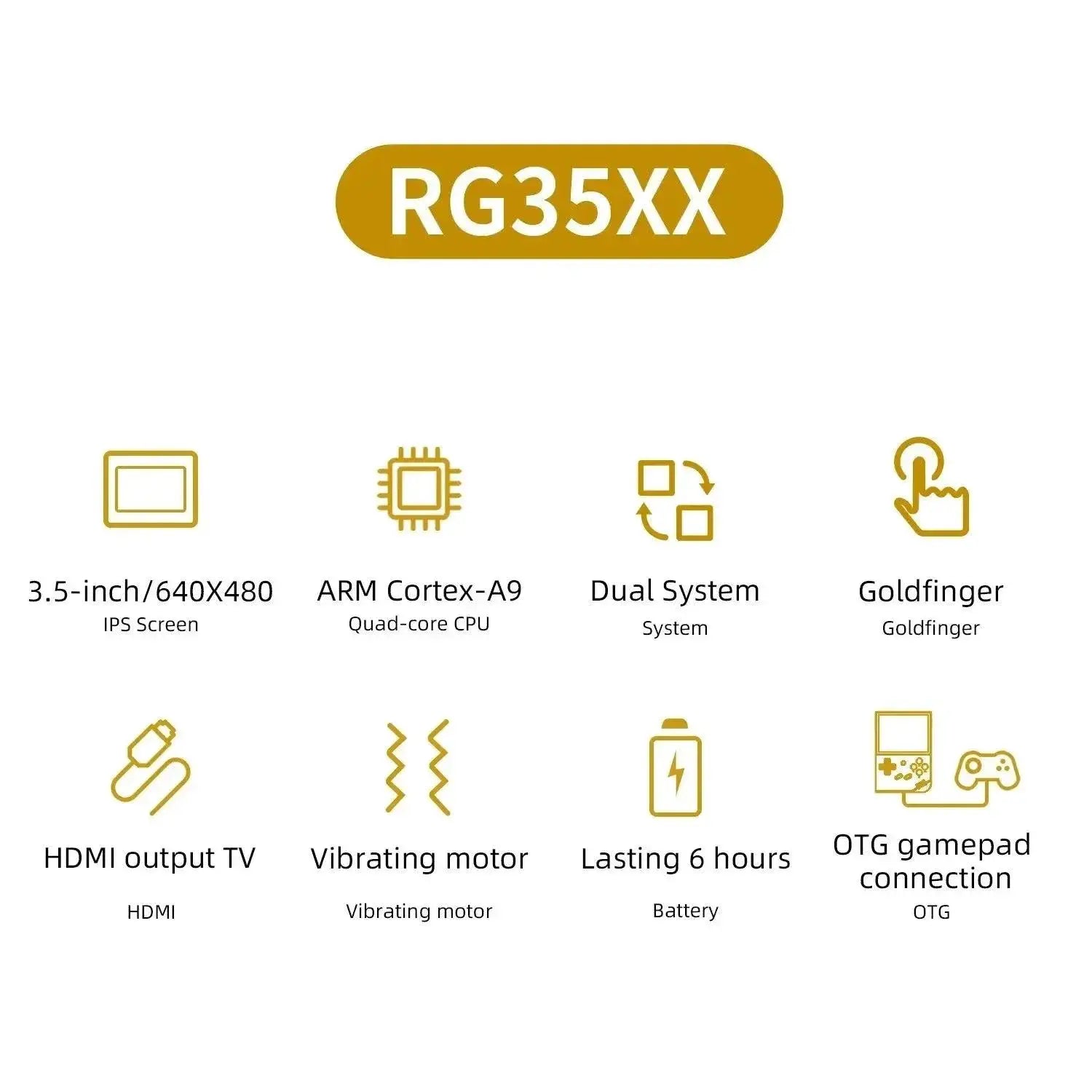 ANBERNIC RG35XX Retro Handheld Game Console Nostalgia