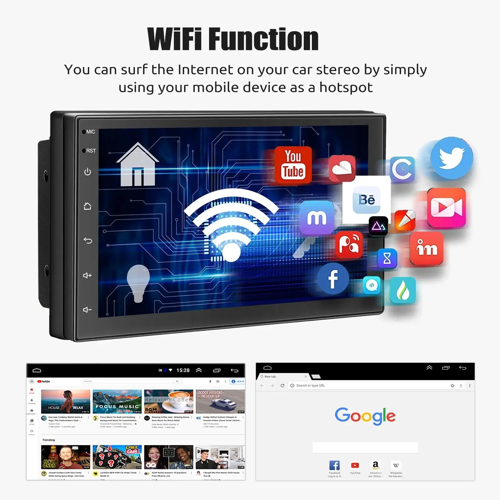 Android Car Stereo for CarPlay GPS