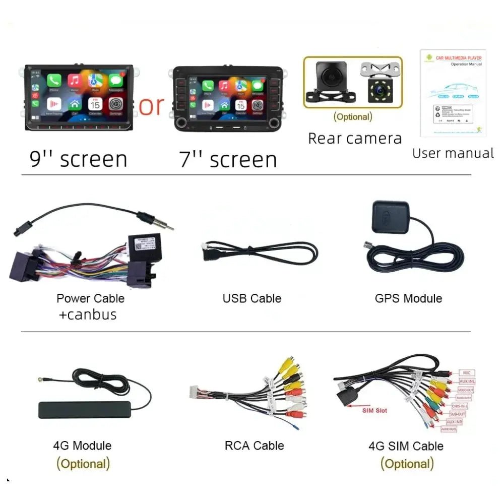 Android Car Stereo for VW Golf 5-6 GPS
