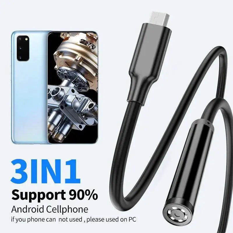 Android Waterproof Inspection Snake Cam For Android PC