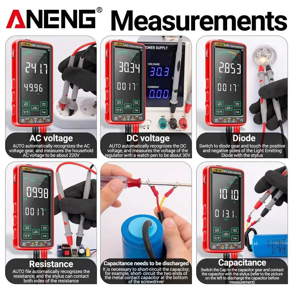 ANENG Smart Multimeter High End Touch Voltage Tester