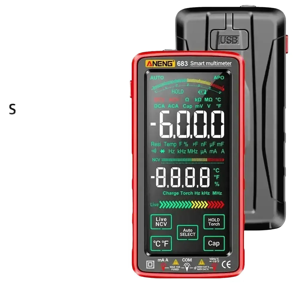 ANENG Smart Multimeter High End Touch Voltage Tester - 683 Black product image